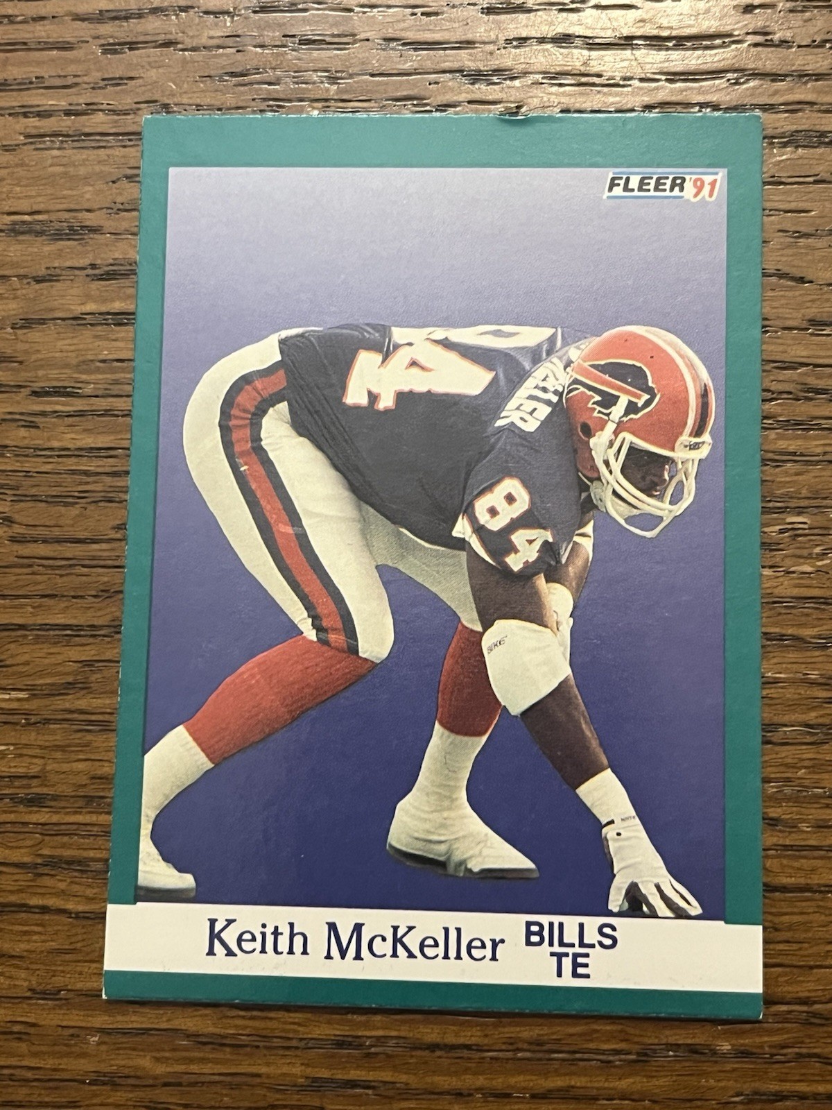 1991 Fleer - Keith McKeller #5 Buffalo Bills