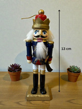 Vintage Holz Soldat Nussknacker Figur 5" Weihnachten Stil Deko Sammlerstück