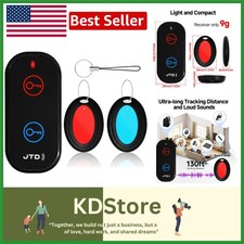 Wireless Key Finder with 2 Receivers, 130ft Range 85dB Alarm, Locator Track...