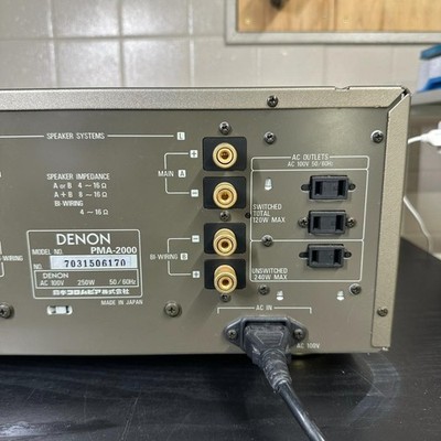 USED Denon PMA-2000 Integrated amplifier gold Stereo Integrated