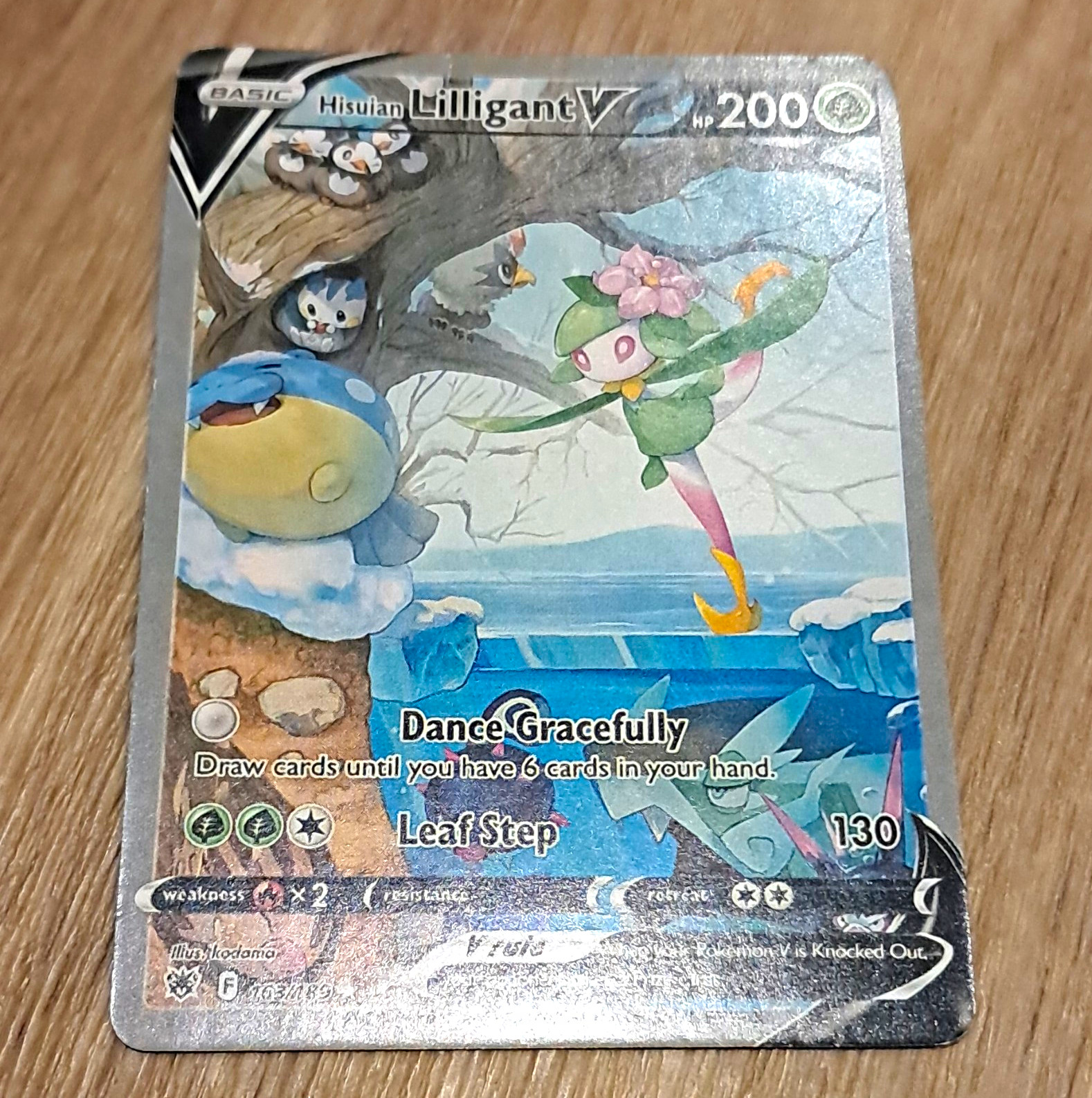 Hisuian Lilligant V 163/189 Astral Radiance Ultra Rare Full Art Holo English
