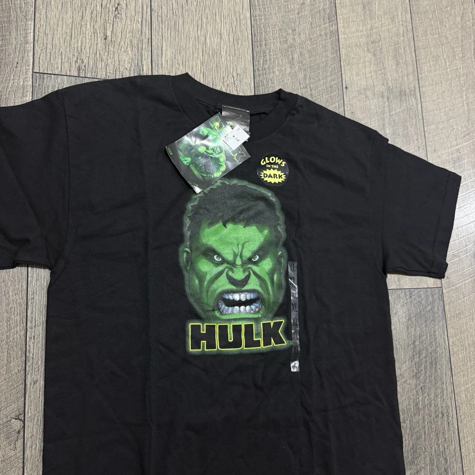 NWT Vintage Incredible Hulk Marvel 2003 Y2K Movie Promo T-Shirt Youth XL Adult S - Image 2 of 4