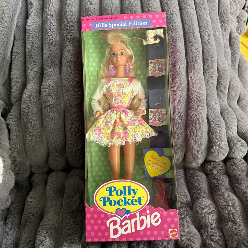 VTG 1994 Mattel Polly Pocket Barbie #12412 Hills Special Edition *NEW
