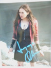 Elizabeth Olsen signed AVENGERS & DR STRANGE Wanda 8x10 Photo W/COA & Holo — photo 3
