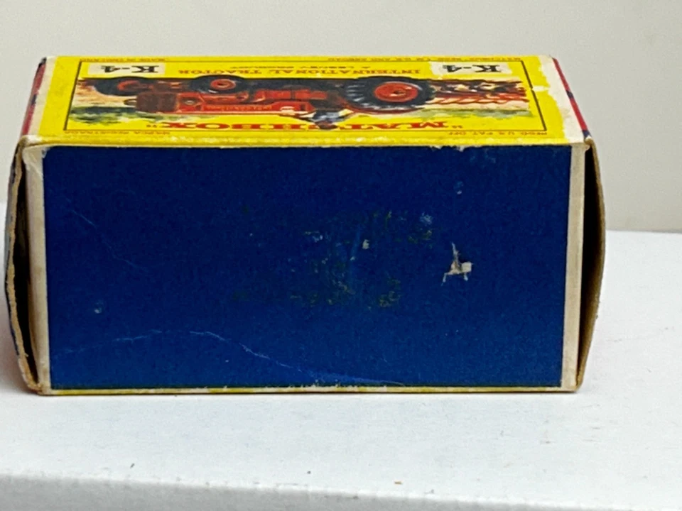 Matchbox King Size No. Tractor agrícola internacional K-4 McCormick y caja original Foto 2 de 4