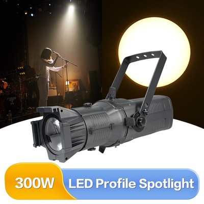 300W DMX Zoom LED Image Profile Spot Light for Wedding Theater Show Live