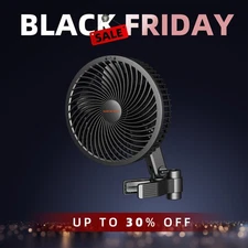 Spider Farmer 6" Grow Tent Clip Fan Smart APP Control,EC Motor,Auto Oscillating