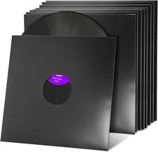 Facmogu 10PCS 12In Vinyl Record Sleeves, 350Gsm Heavyweight Cardboard Record Jac