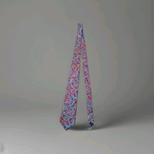 Vtg Oleg Cassini Silk Tie Abstract Memphis Design Italian Silk Made in USA