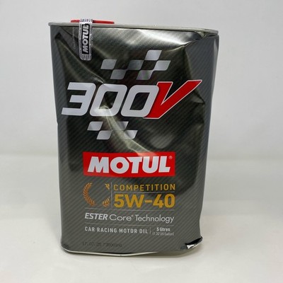 Motul 300V Competition 5W-40 Full Synthetic Motor Oil 5L Black