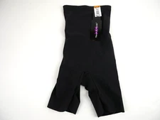 Naomi & Nicole Women's Hi-Waist Thigh Slimmer Shapewear S NEW Black