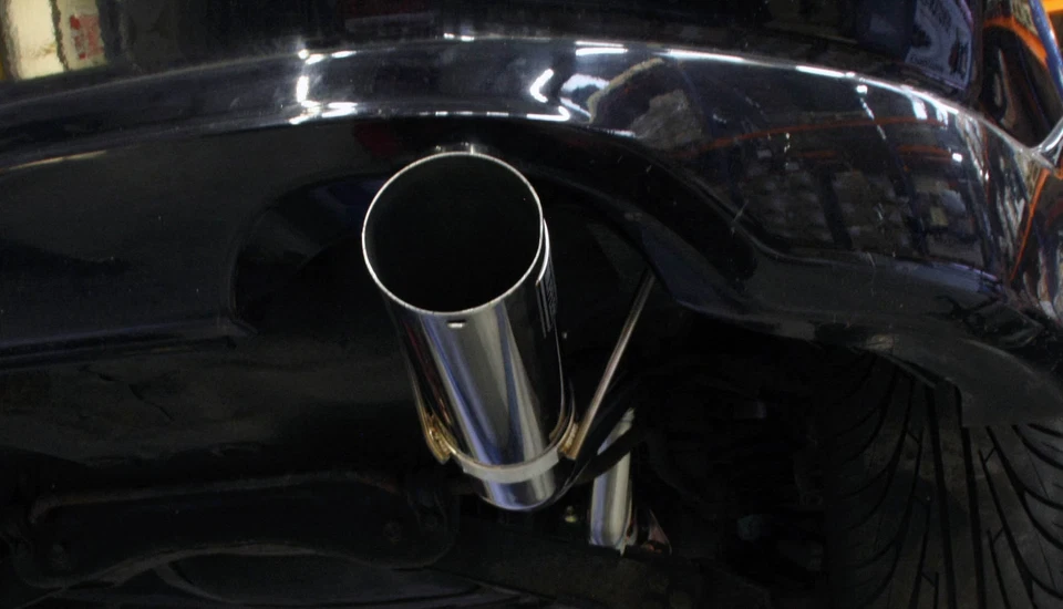 M2 HORNET HONDA CIVIC SPORT EP2 EP1 90MM TIP EXHAUST BACK BOX + BUNG 2.5" Y2951 - Image 4 of 4