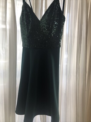 Speechless Sequins Top Green Holiday Skater Dress Junior's Sz 3 Preowned | eBay Speechless Sequins Top Green Holiday Skater Dress Junior's Sz 3 Preowned | eBay