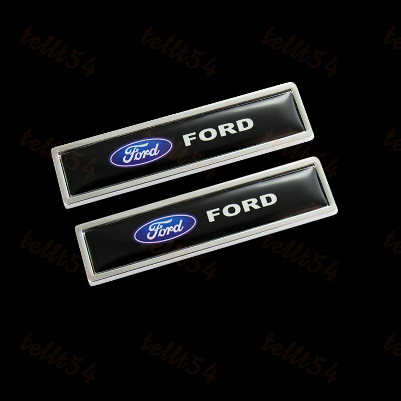 For FORD Luxury Auto Car Body Fender Metal Badge Sticker Decal 2PCS New
