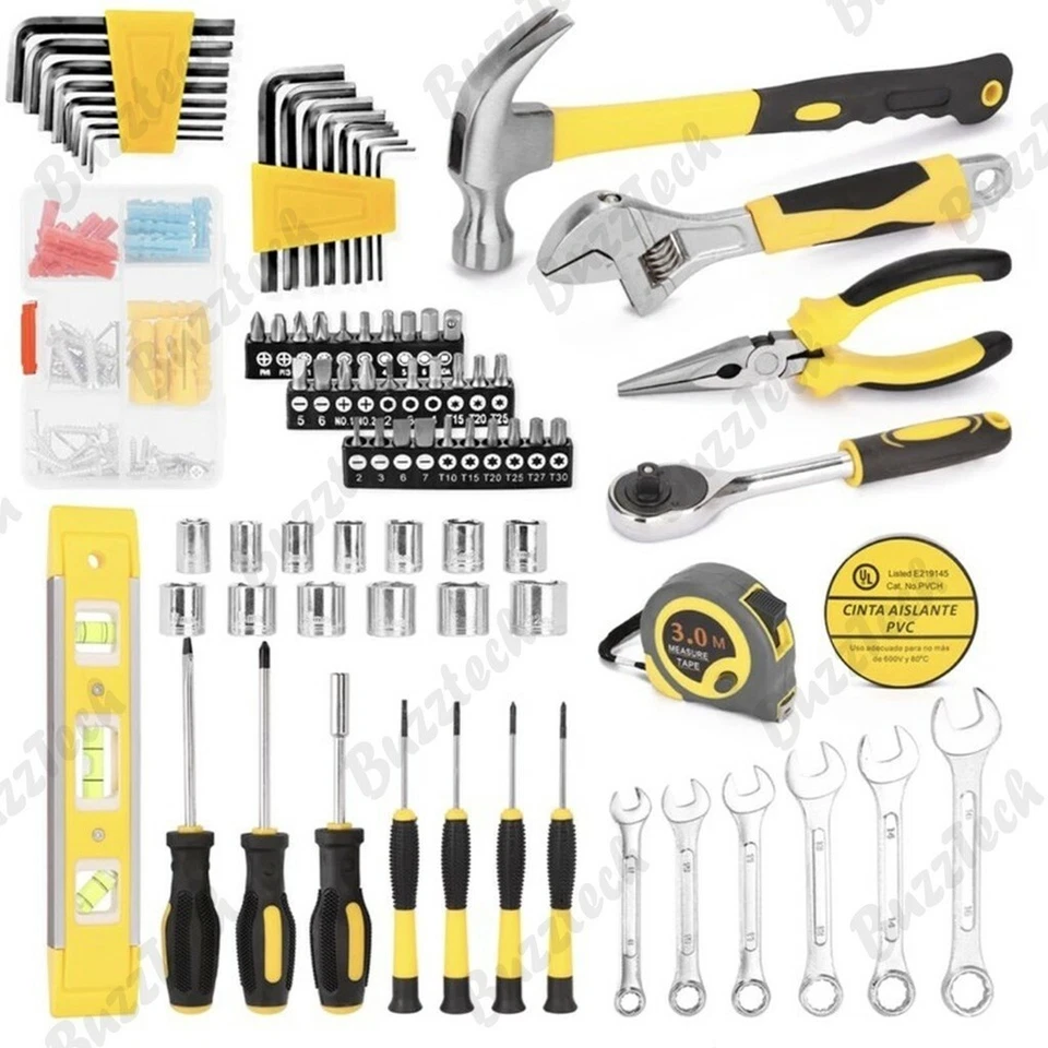 BuzzTech 108pcs DIY Tool Set Household Hardware Hand Tools - Image 3 of 4