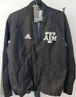 Adidas Texas A&M Aggies Mens Texas College Varsity Jacket L Black New