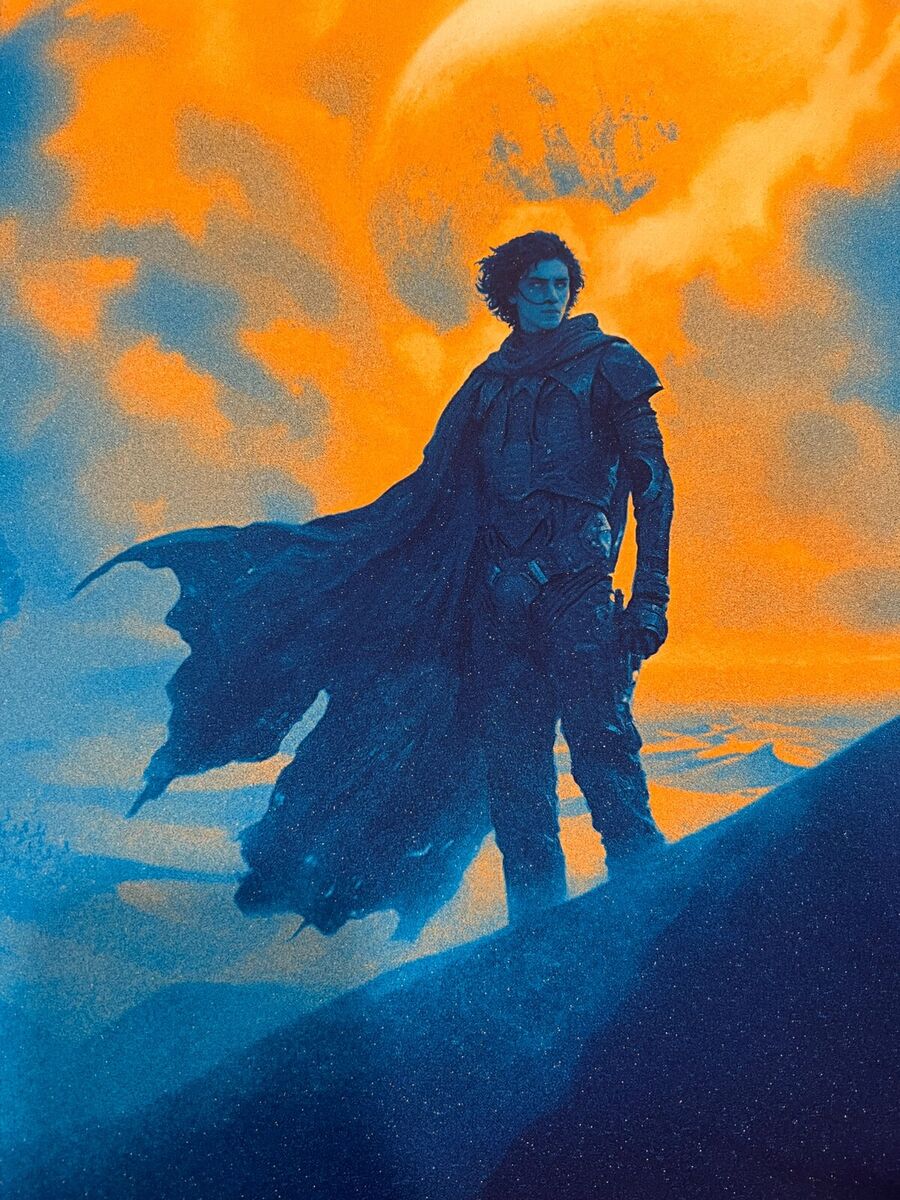 コレクション DUNE Part2 by Matthew Ceo Matthew Ceo Dune Part Two Midnight Blue Variant Giclee Print