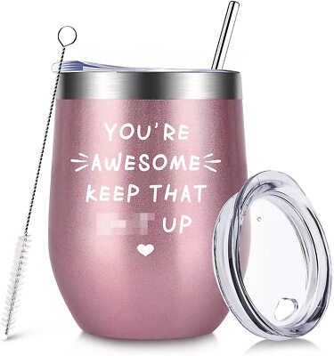 Mothers Day Tumbler Gifts for Mom from Daughter Son,12 OZ Funny