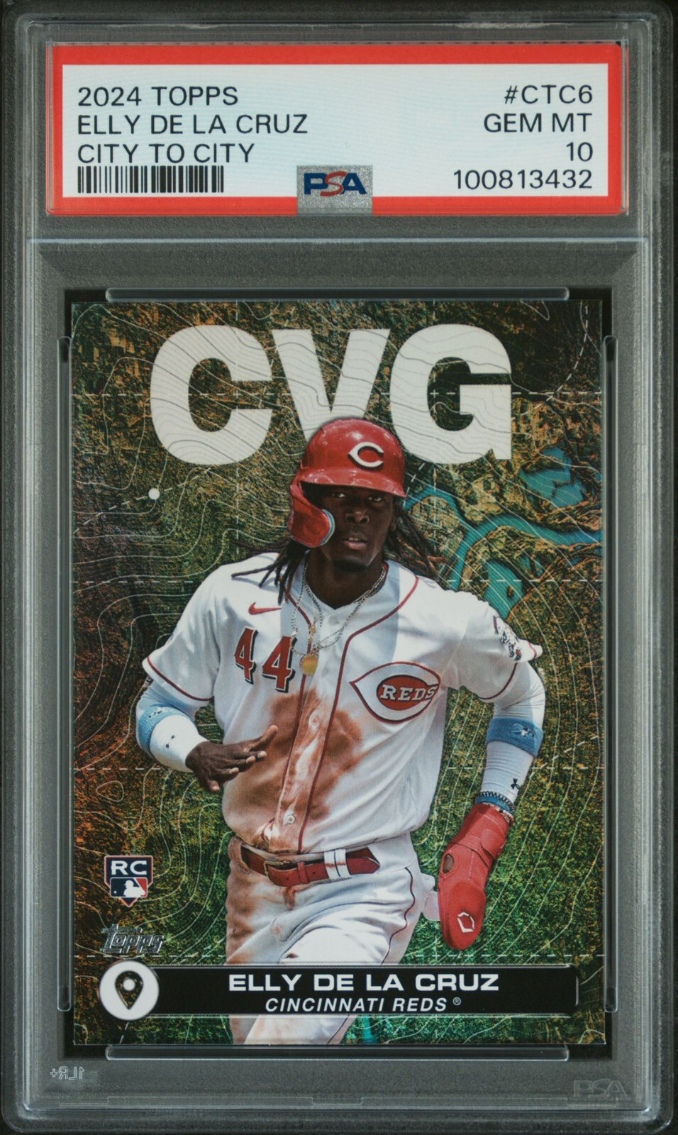2024 Topps City to City #CTC6 Elly De La Cruz PSA10 Rookie Cincinnati Reds