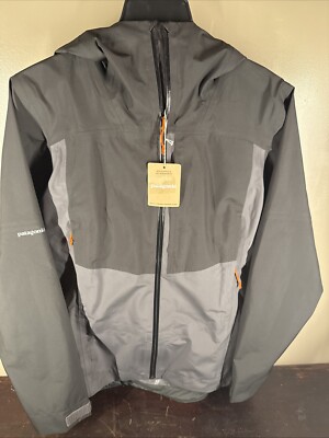 Patagonia Women's Boulder Fork Rain SIZE LARGE -  Forge Grey NWT