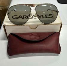 Vintage Gargoyles Kitty Hawk Gray/Gold Sunglasses