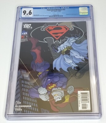     Superman/Batman #22 CGC 9.6 DC-2005 Excellent Condition!  SEE PICS 