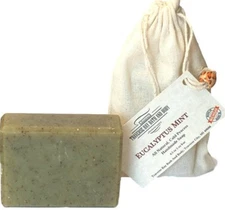 Eucalyptus Mint Handmade Bar Soap - Large 5-6 oz 