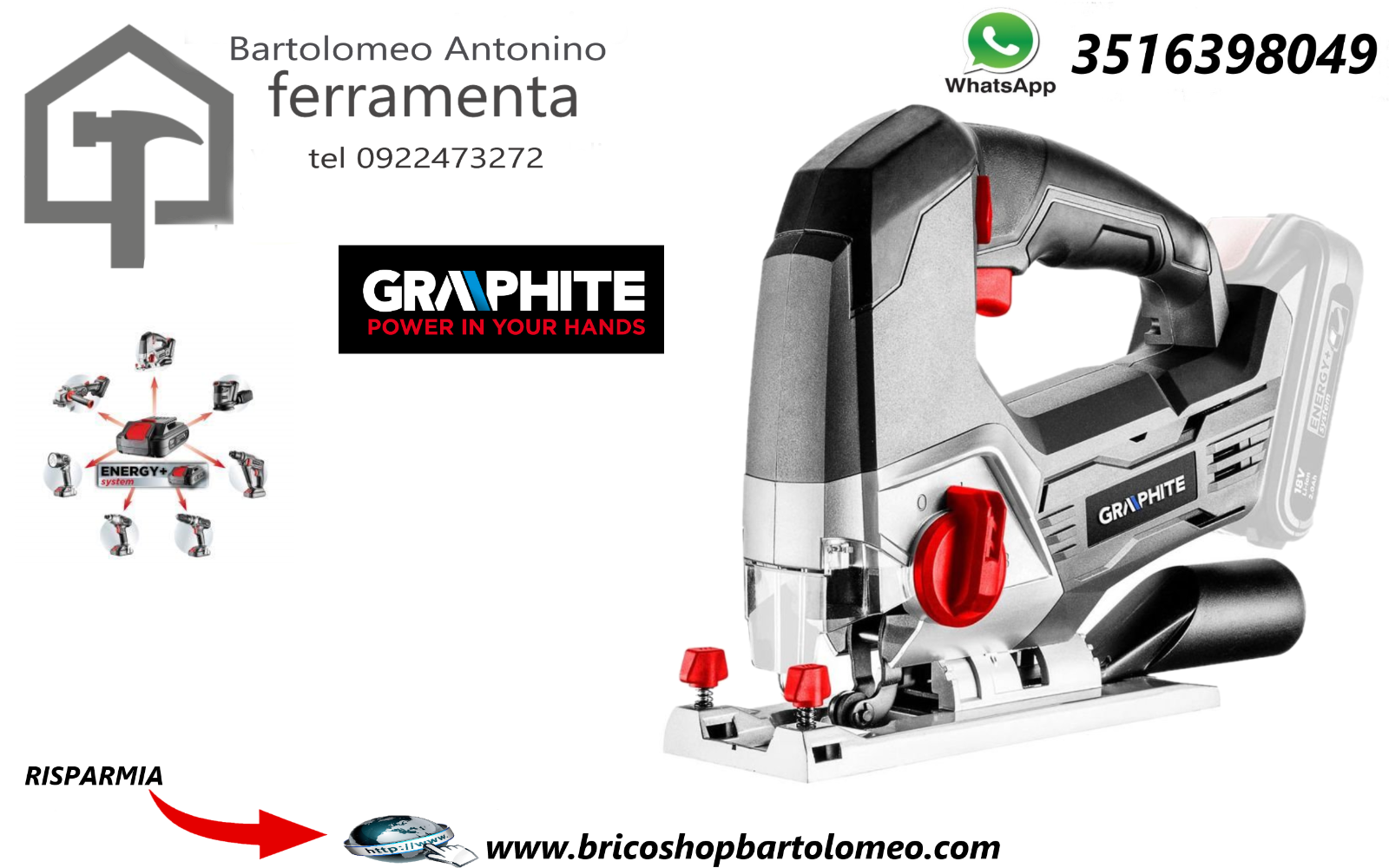 Seghetto alternativo Graphite 58G011