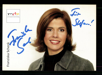Franziska Schenk MDR autograph card original signed + F 10855