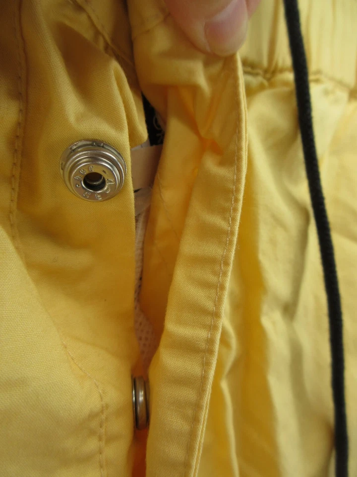 Traje de baño vintage Fila para hombre medio amarillo años 90 5” frente mosca traje de baño nuevo con etiquetas * Foto 3 de 4