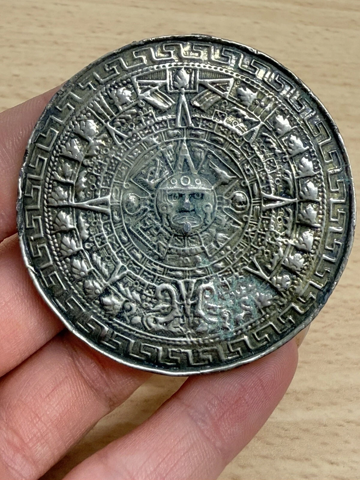 Médaille Calendrier Maya Mexique Mexico