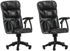 Set of 2 Breakable Office Chairs for WWE & AEW Wrestling Action Figures