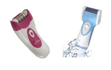 2 Piece Set - Emjoi Divine AP-17B Epilator & NoCal Electric Callus Remover