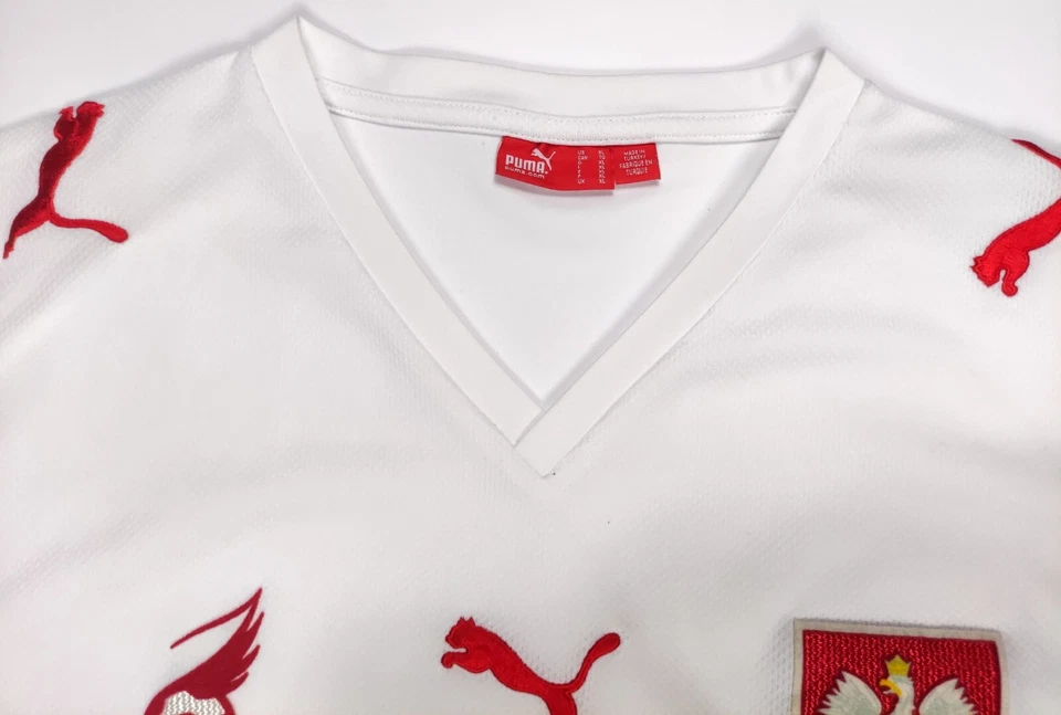 Poland 2008 Puma Home Shirt Kit Jersey Polska Warsaw XL - Image 3 of 4