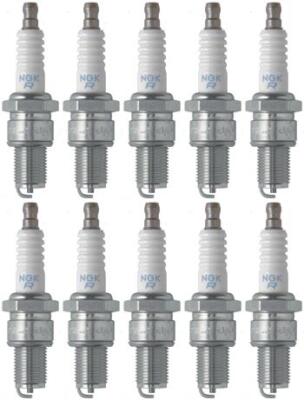 Set of 10 NGK Standard Spark Plugs Arctic Cat Z 2007-2002 Engine 570cc