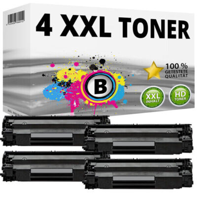 4x XL Toner für Canon 728 MF4410DN MF4430DN MF4450DN MF4550D MF4570DN MF4580DN