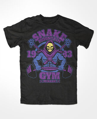 Snake Mountain Gym T-Shirt Schwarz MOTU,Kult,Universe,Masters,He-Man