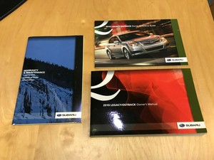 2010 Subaru Legacy Outback Owners Manual Ebay