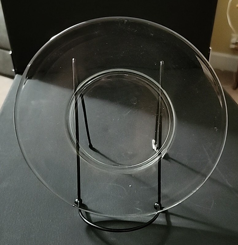 Clear Glass Salad Luncheon Plates 8"