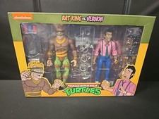NECA TMNT 2-Pack &ndash; Rat King E Vernon &ndash; Action Figure 7 Pollici &ndash; Tartarughe Ninja
