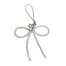 Bowknot Star Pendant Rope Phone Chain Strap Keychain Accessories