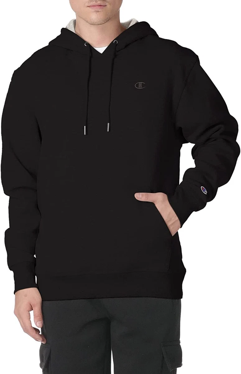 Champion Men\'s Sweatshirt, Powerblend Hoodie for Men, Iconic \'C\' Logo | eBay