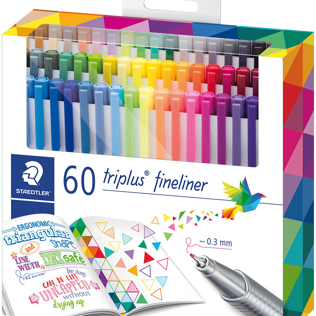 Fineliner Pens Staedtler Fineliner 60 Pack Staedtler 60 Deals