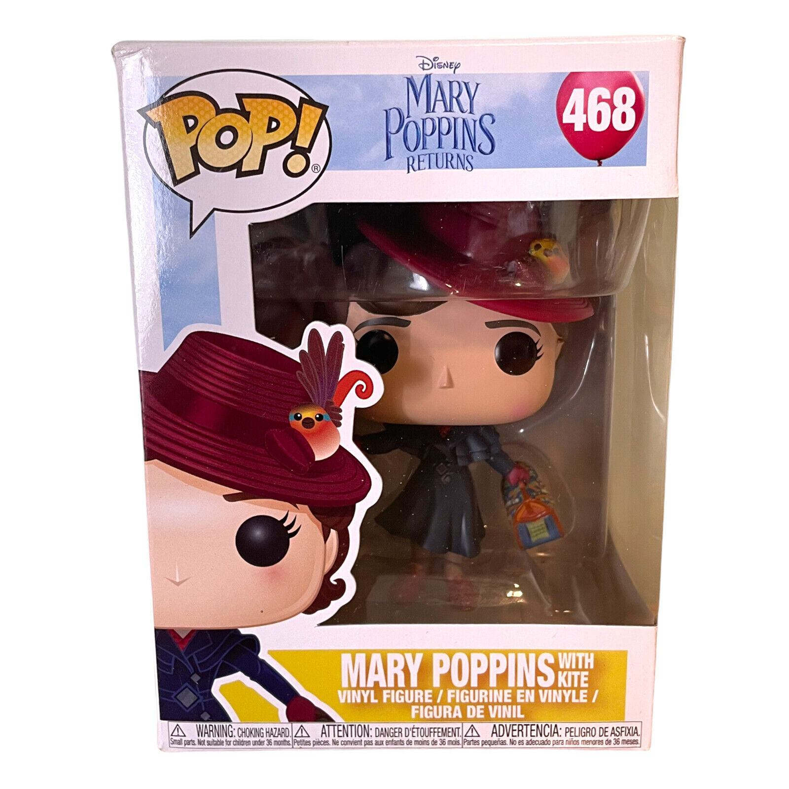 Funko Pop! Disney - Mary Poppins Returns #468 Mary Poppins With Kite New in  Box