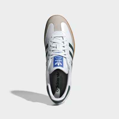 New Adidas Samba OG Shoes - White/ Collegiate Green (IE3437) | eBay