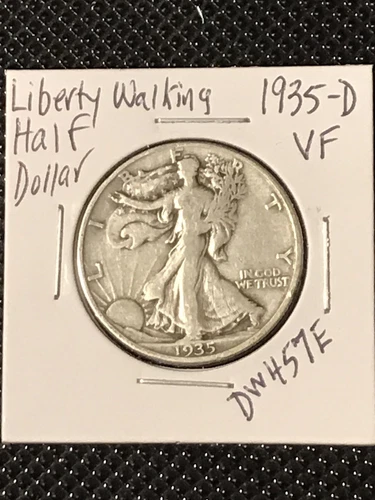 1935-D Liberty Walking Half Dollar   VF