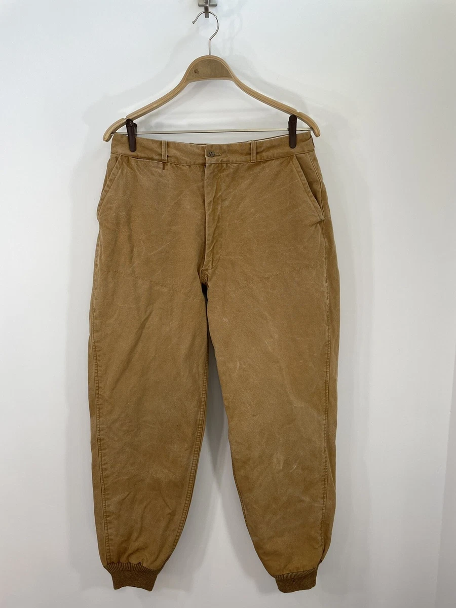 Vintage 50s 60s LL Bean Men’s Canvas Pants Double Rear Hunting Outdoor