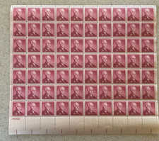 US STAMP 1072 --2 Sheets PANE OF 70 ANDREW W MELLON STAMPS 3 CENT FACE MNH