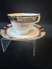Royal Crown Derby Chelsea Garden Footed cup and saucer NWT