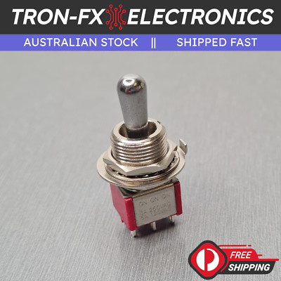 1PCS T80-T ON-ON-ON 12mm Panel Mount Threaded DPDT Toggle Switch 3A ...